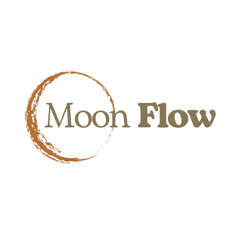 logo moon flow hypnose regressive design humain frejus distance france visio